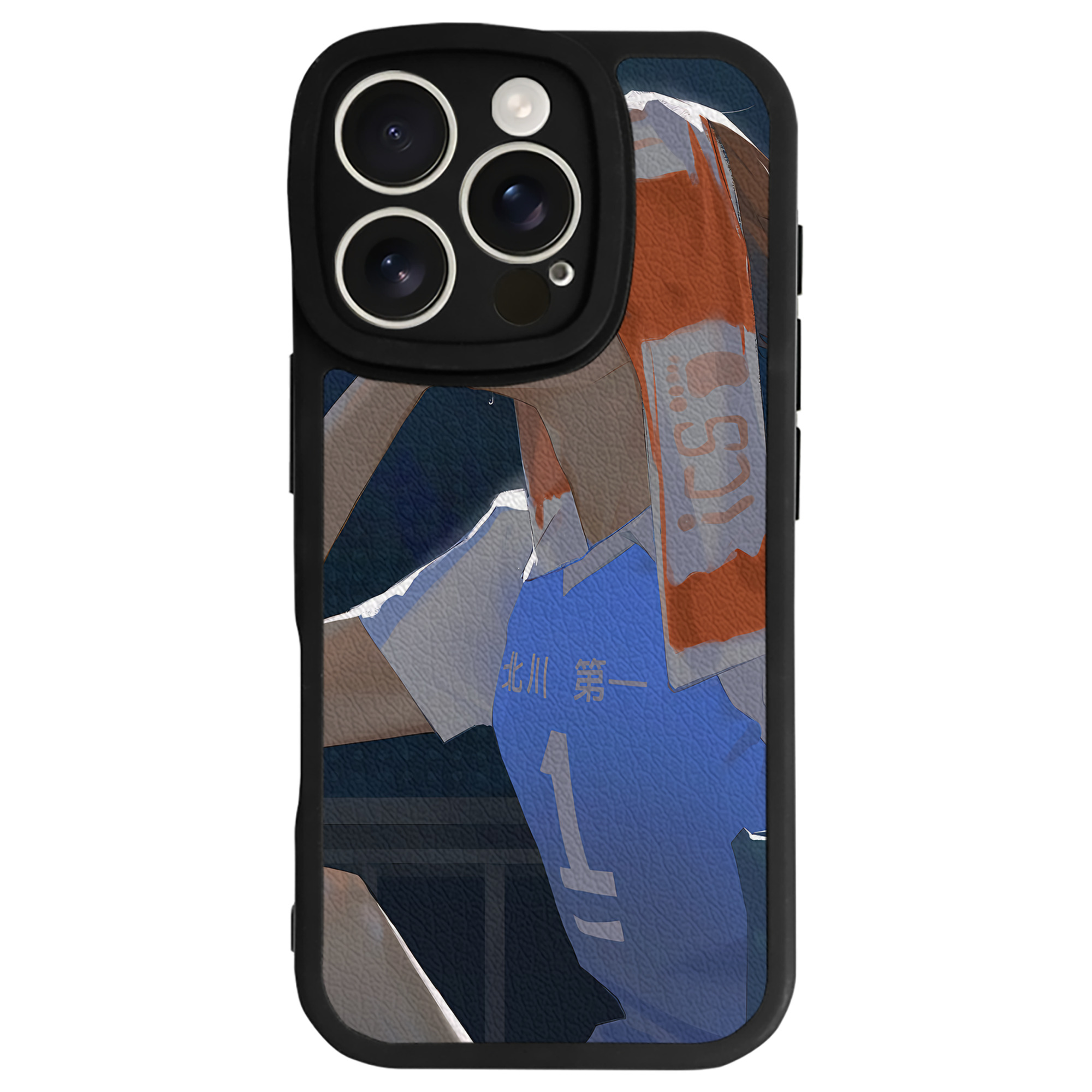 （画像用） ハイキュー!! Haikyu!! 【iPhone 16シリーズ対応】シリコンスマホケース（レザー調） 材質：シリコン
